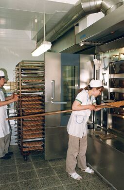 Bild: In der Pfefferküchlerei E. C. Groschky in Pulsnitz