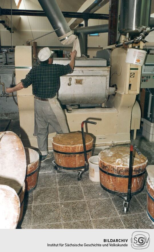 In der Lebkuchenfabrik in Pulsnitz