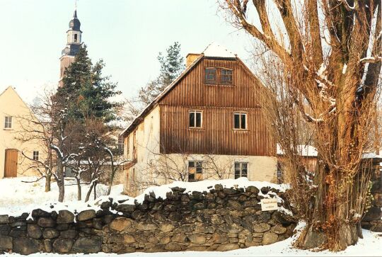 Kirche und Pfarrhaus in Reichenbach