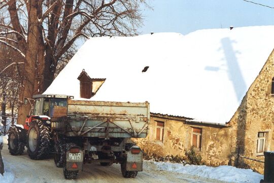 Traktor in Oberlichtenau