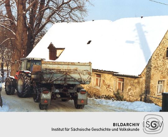 Traktor in Oberlichtenau