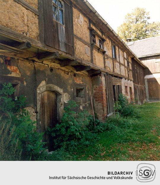 Stallgebäude eines Mutzscherodaer Bauernhofes