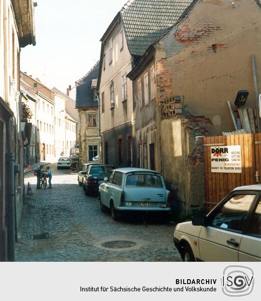 Marktgasse in Penig