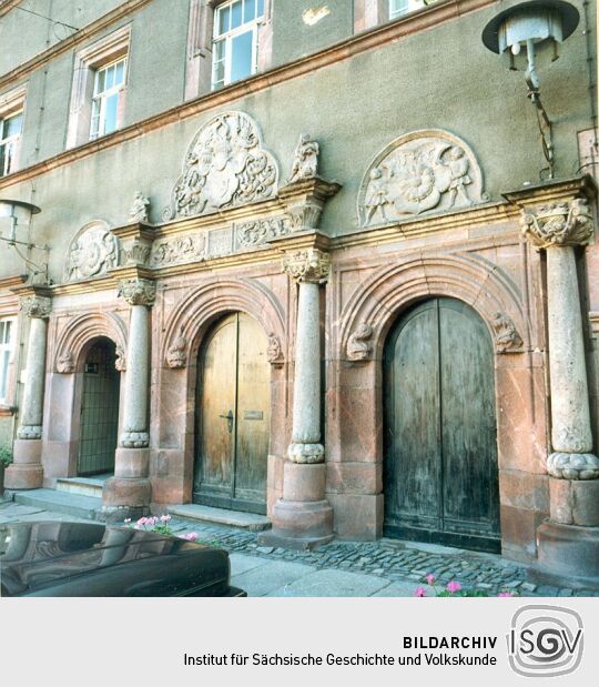 Portal des Peniger Rathauses