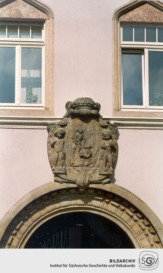 Portal eines Schneeberger Wohnhauses