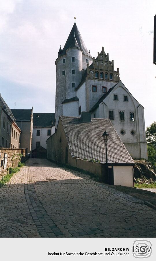 Blick zum Schwarzenberger Schloß