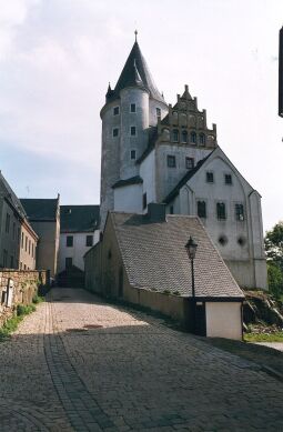 Bild: Blick zum Schwarzenberger Schloß