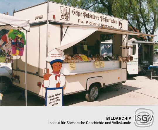 Verkaufswagen der Pfefferküchlerei Nitzsche in Moritzburg