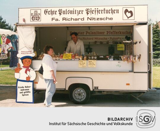 Verkaufswagen der Pfefferüchlerei Nitzsche in Moritzburg
