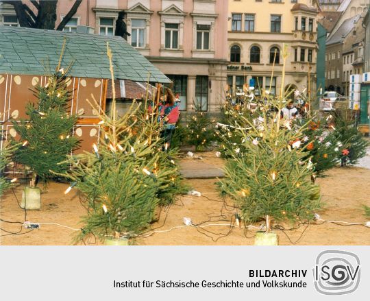 Weihnachtsmarkt in Meißen am Heinrichsplatz