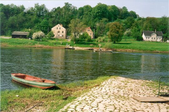 Elbfähre in Zadel