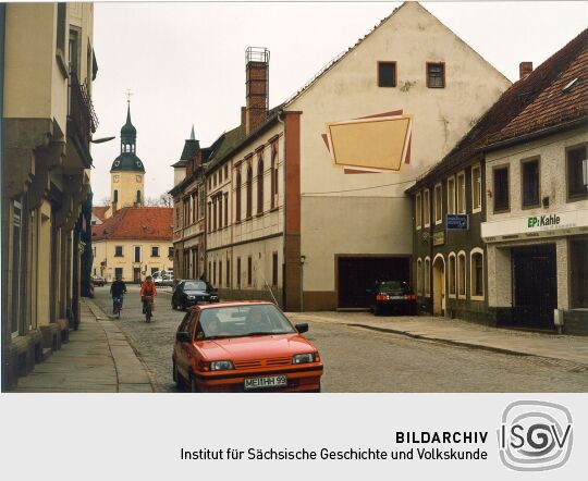 Blick zur Kirche in Radeburg