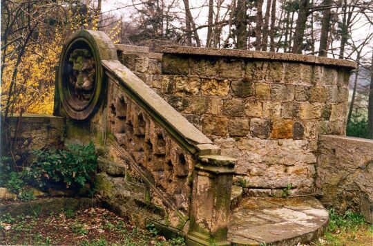 Treppe im Medinger Rittergutspark