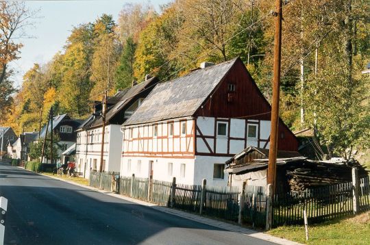 Wohnhäuser in Rechenberg-Bienenmühle