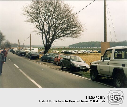 Folgen des Faschingsumzuges in Radeburg
