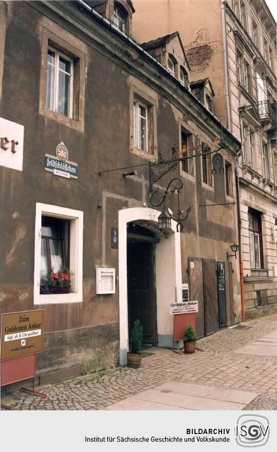Gaststätte "Zum Goldenen Anker" in Meißen Uferstraße 9