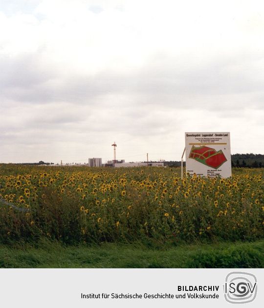 Zukünftiges Gewerbegebiet in Leppersdorf