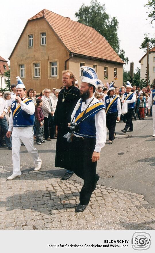 Festumzug zur 700-Jahr-Feier in Moritzburg