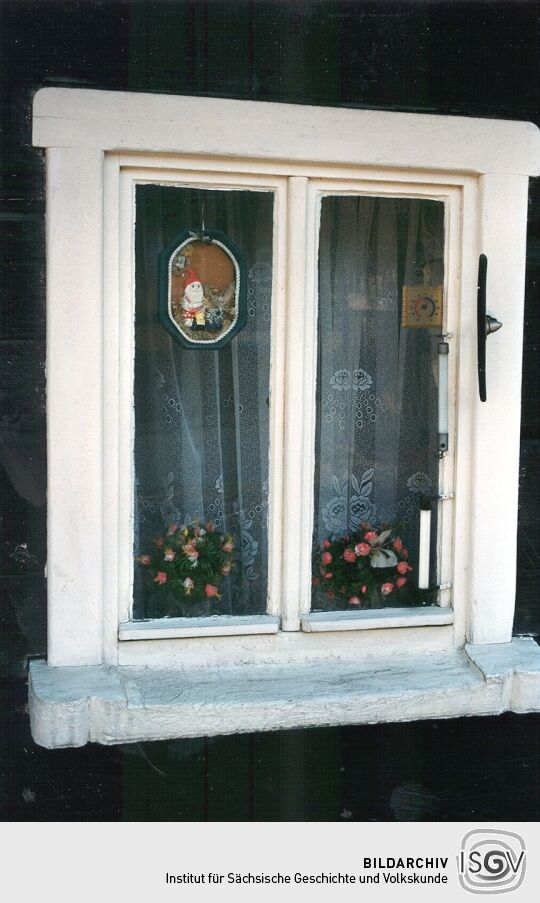 Fenster eines Wohnhauses in Neugersdorf