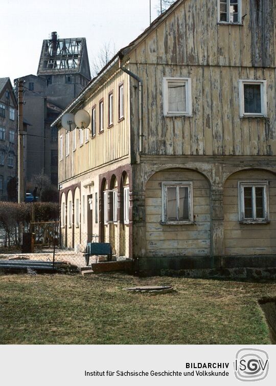 Umgebindehaus mit Blockstube in Neugersdorf