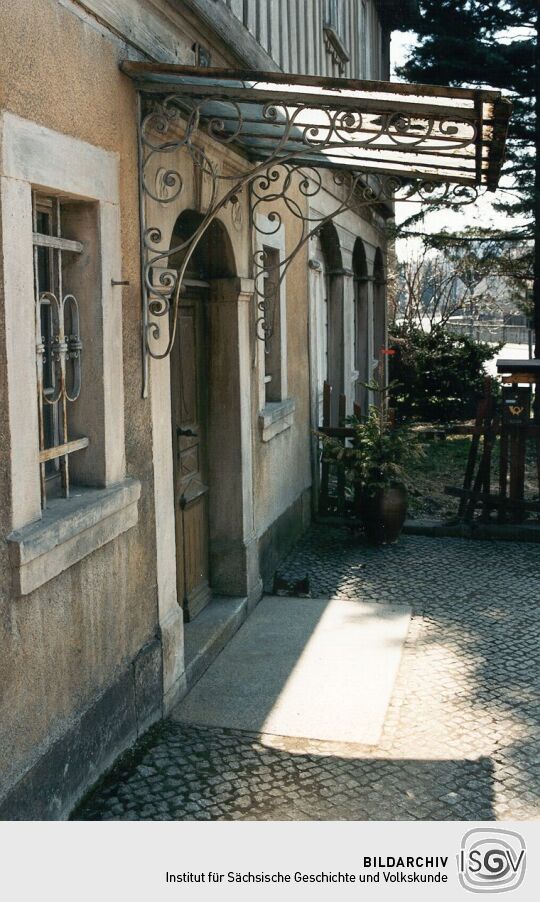 Umgebindehaus mit Blockstube in Seifhennersdorf