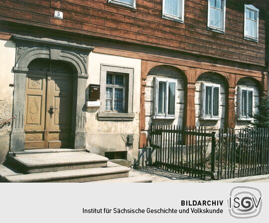 Umgebindehaus mit Blockstube in Seifhennersdorf