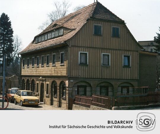 Umgebindehaus mit Blockstube in Seifhennersdorf