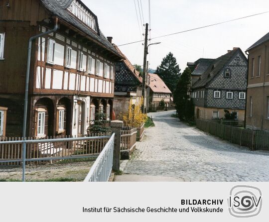Umgebindehäuser in Großschönau