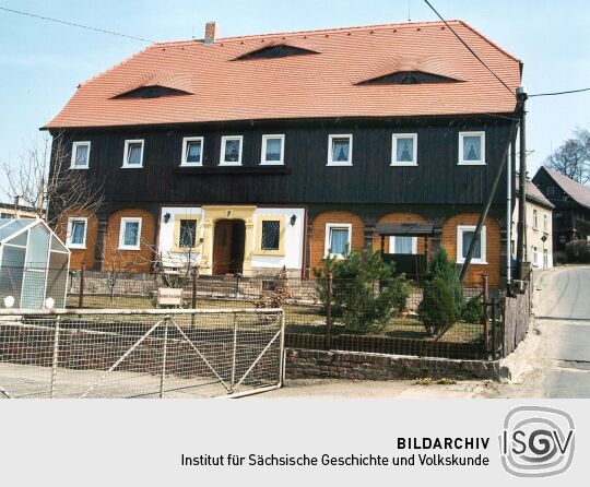 Umgebindehaus mit Blockstube in Seifhennersdorf