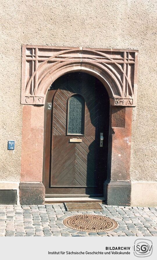 Haustürportal in Colditz