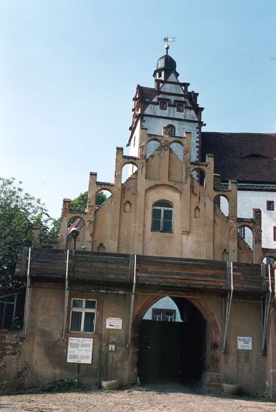 Eingang zum Schloß in Colditz