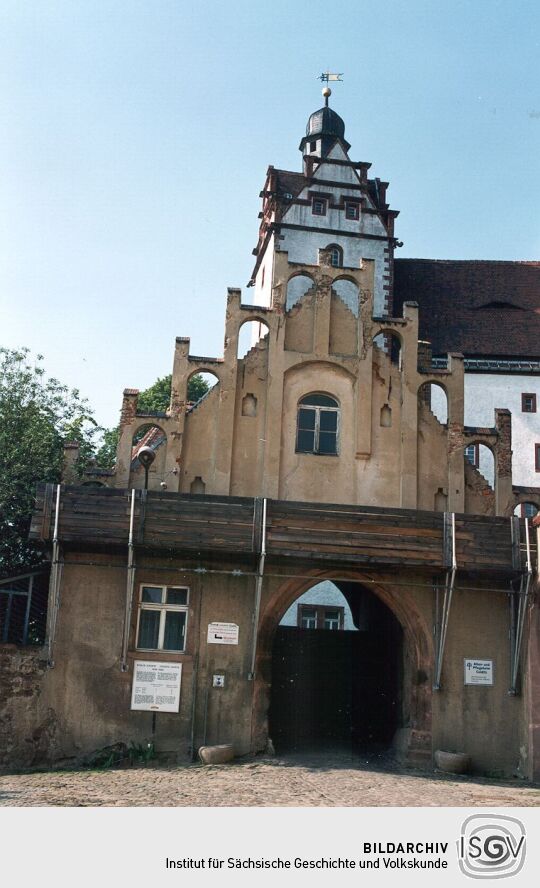 Eingang zum Schloß in Colditz