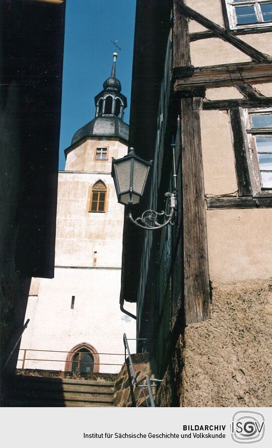 Aufgang zur Kirche in Colditz