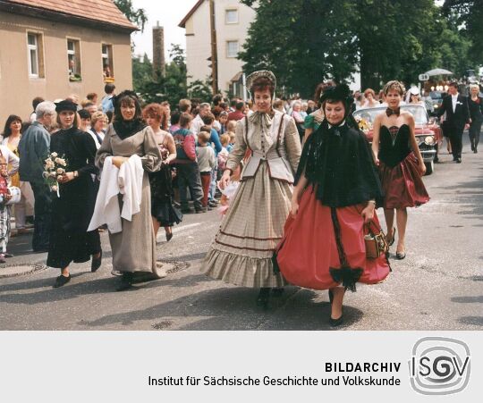 Festumzug zur 700-Jahr-Feier in Moritzburg