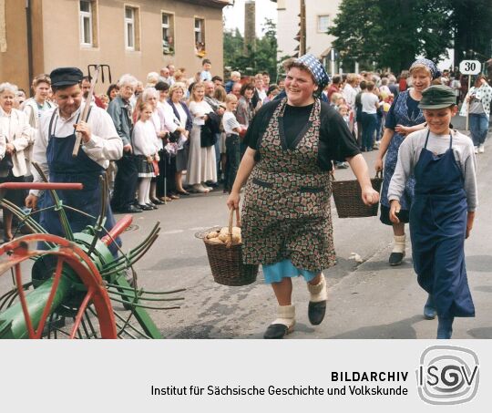 Festumzug zur 700-Jahr-Feier in Moritzburg