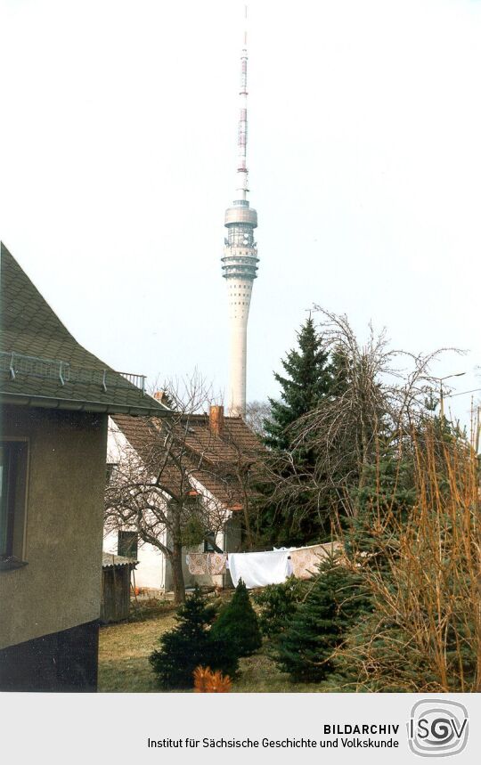 Blick von Wachwitz zum Dresdner Fernsehturm