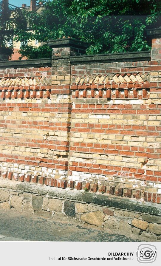 Ziegelmauer in Grimma