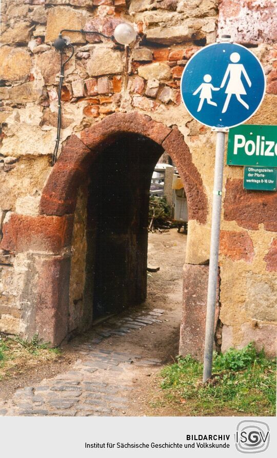 Zugang zum Grimmaer Schloßhof