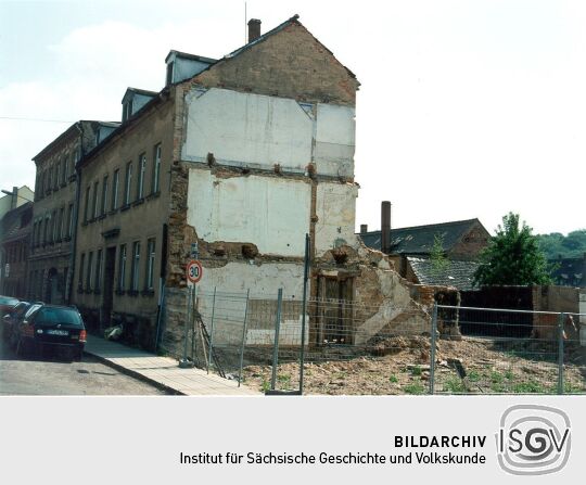 Abriß von Häusern in Grimma