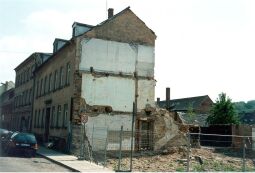 Bild: Abriß von Häusern in Grimma