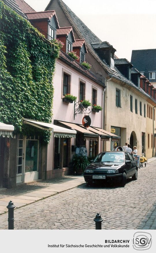 Häuser in der Grimmaer Marktgasse