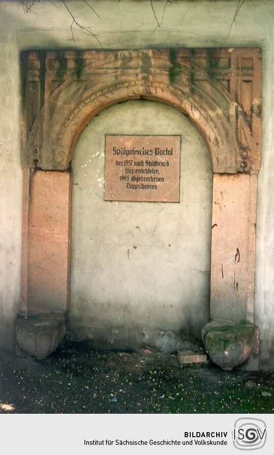 Spätgotisches Portal in Grimma
