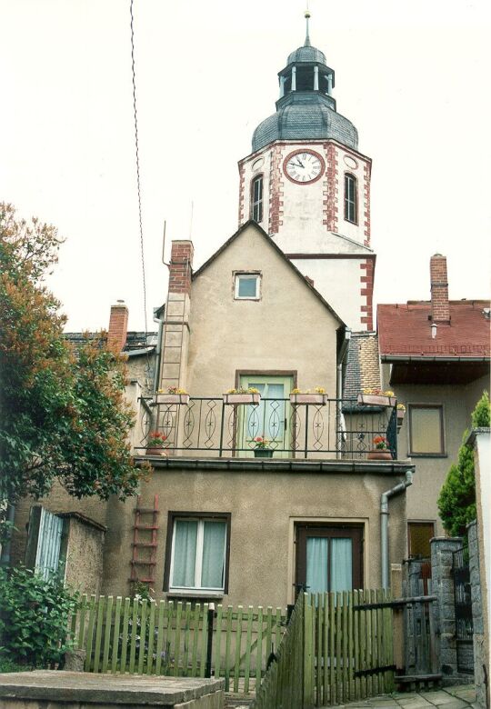 Blick auf die Stadtkirche von Frohburg