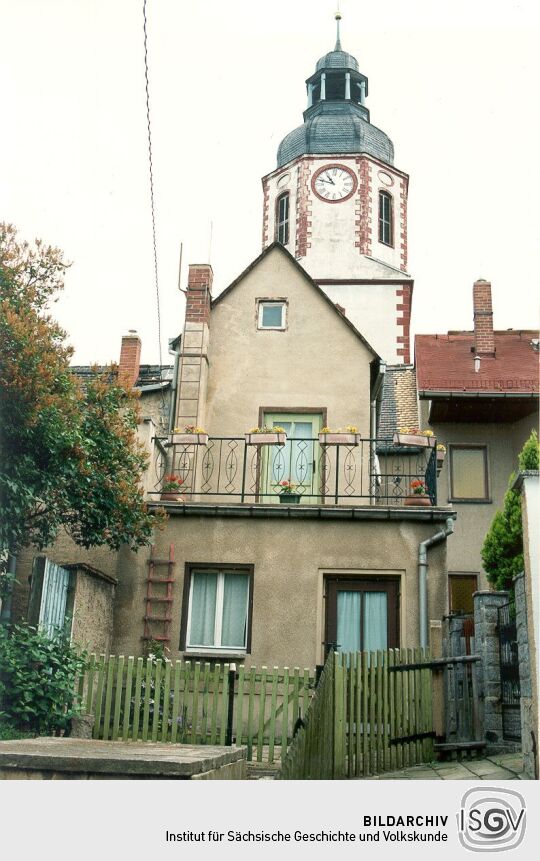 Blick auf die Stadtkirche von Frohburg