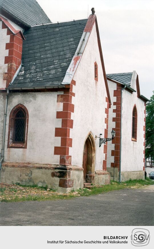 Eingang zur Frohburger Kirche