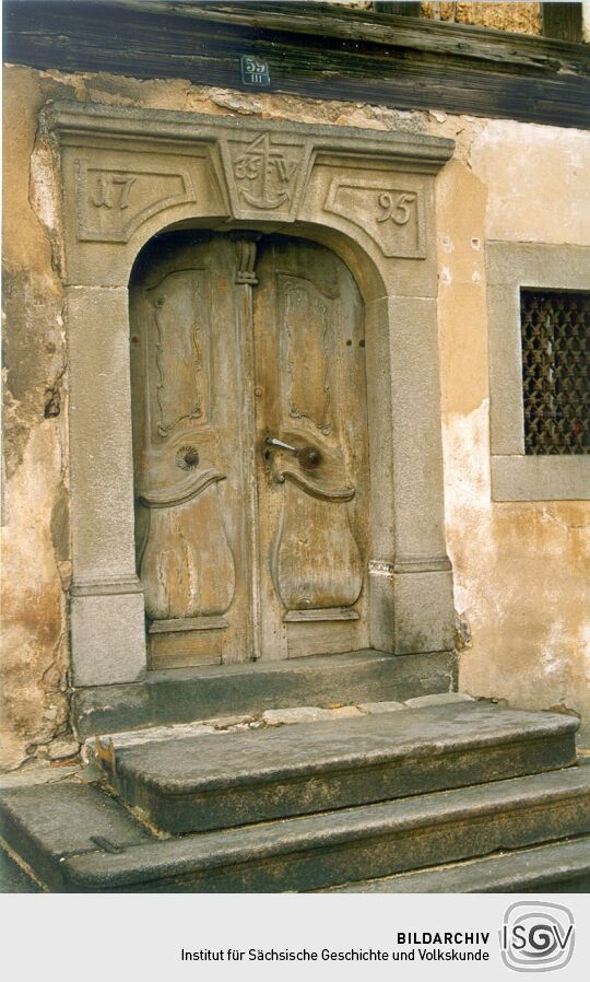 Haustürportal in Ebersbach