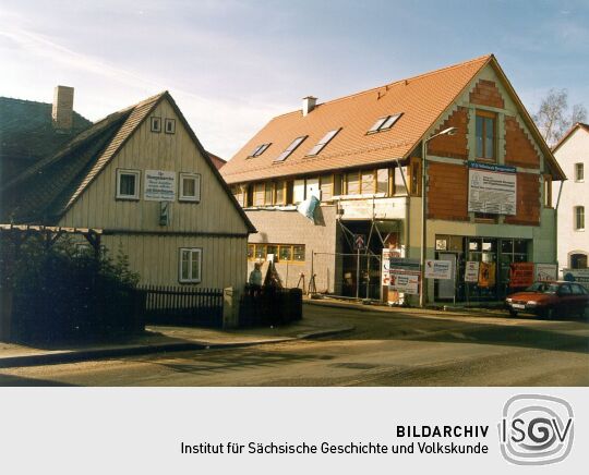 Neubau einer Bankfiliale in Ebersbach