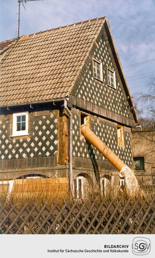 Ausbauarbeiten an einem Umgebindehaus in Ebersbach