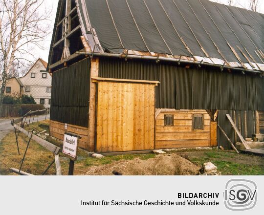 Erneuerung einer Scheune in Ebersbach
