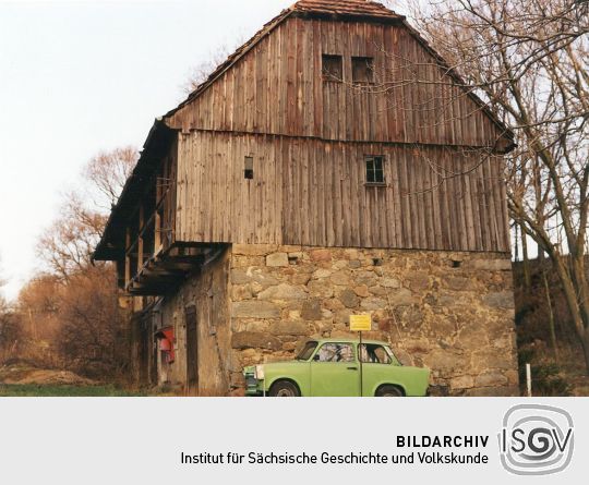 Scheune an der Dorfstrasse in Sohland am Rotstein